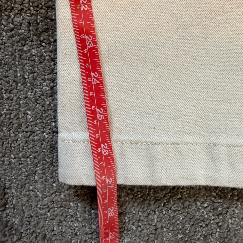 NWT Boden Cropped Flare High-Rise Jeans Cream Size 18 US - Picture 11 of 14